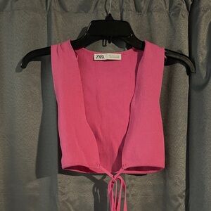 Zara pink top